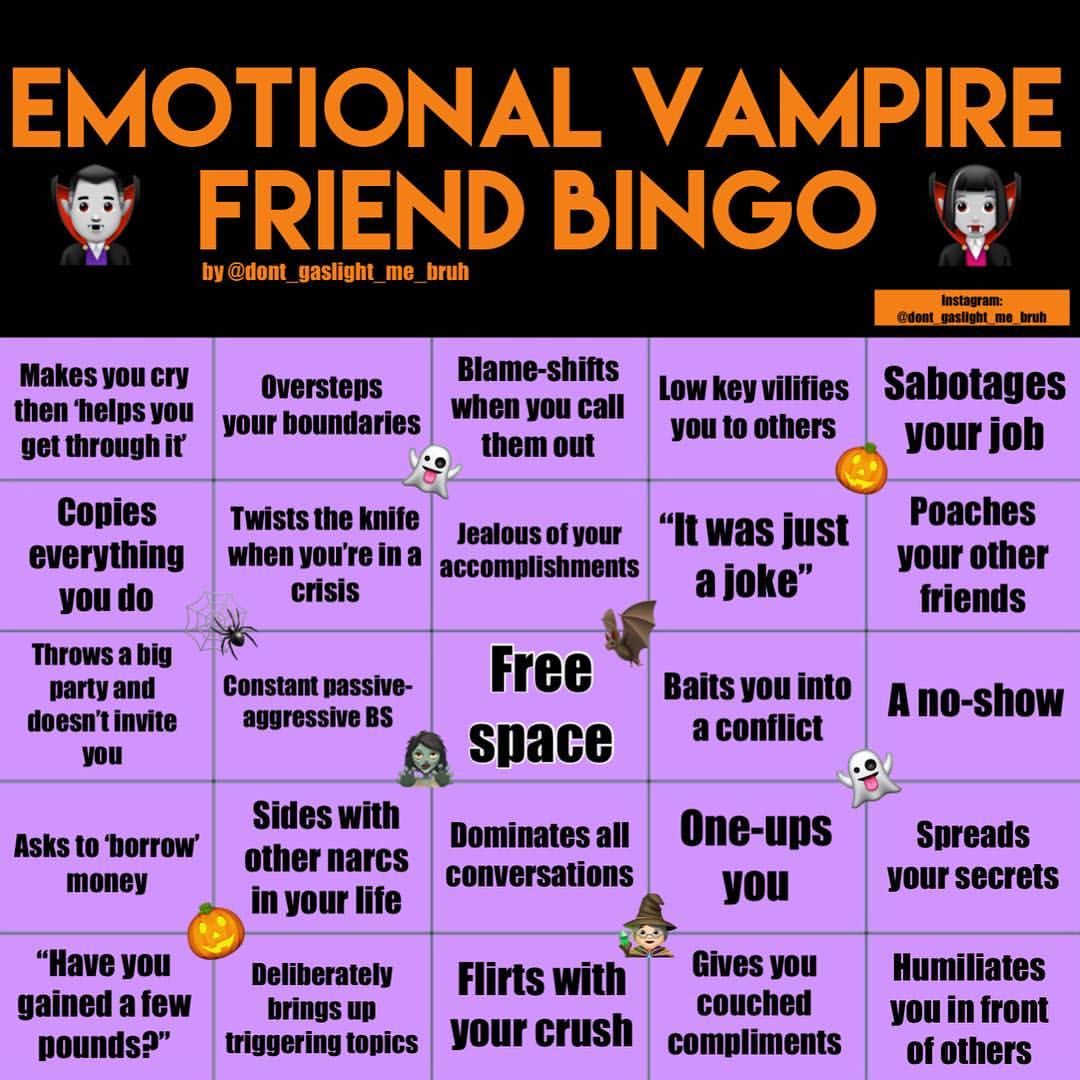 vampire bingo funny pictures