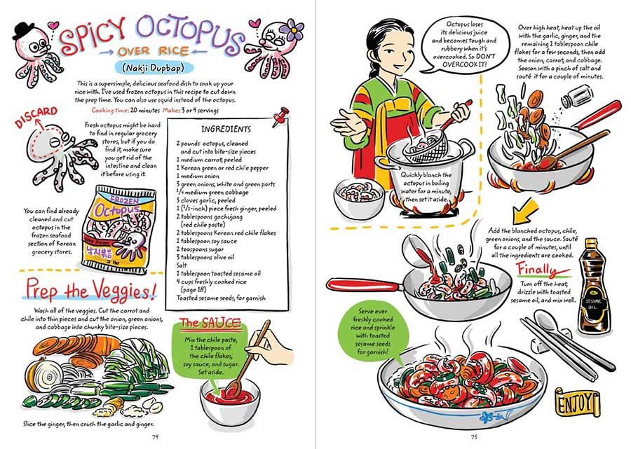 funny Korean food Cookbook with recipes
